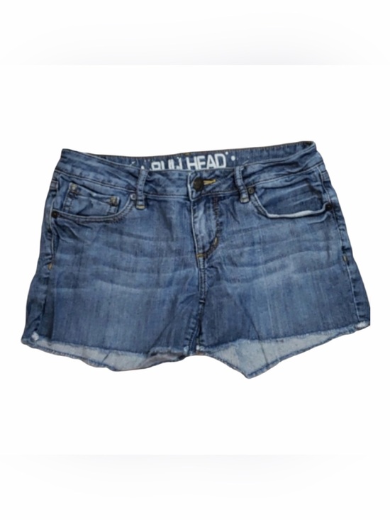 Bullhead Pants - PAC Sun Bullhead Cut-Off Jean Shorts Juniors Size 5 Blue Denim